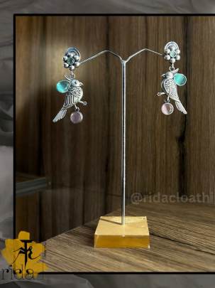 Ethnic German Oxidised Earing