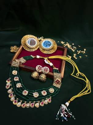 Rajwadi Long Neckpiece 